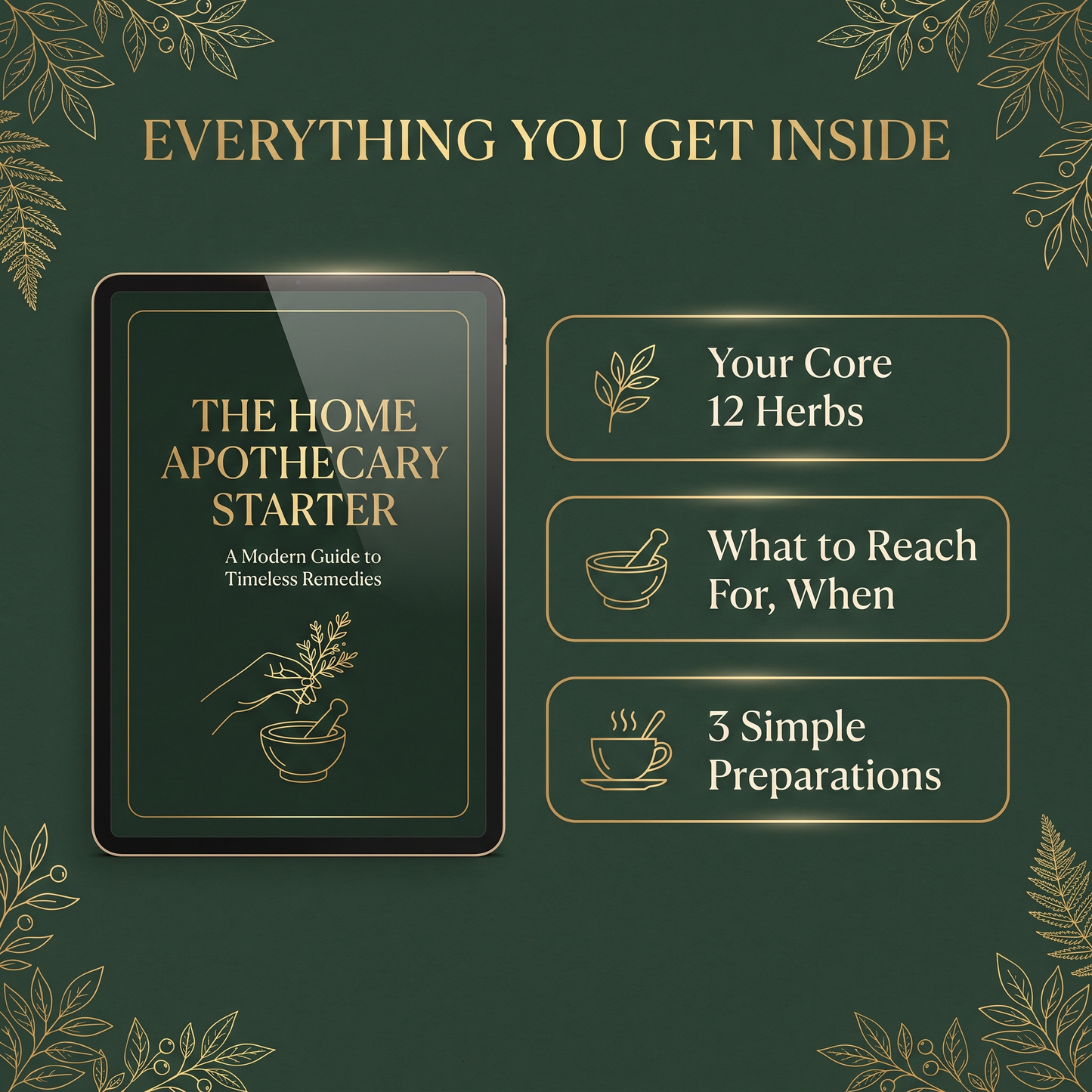 The Home Apothecary Starter: E-book